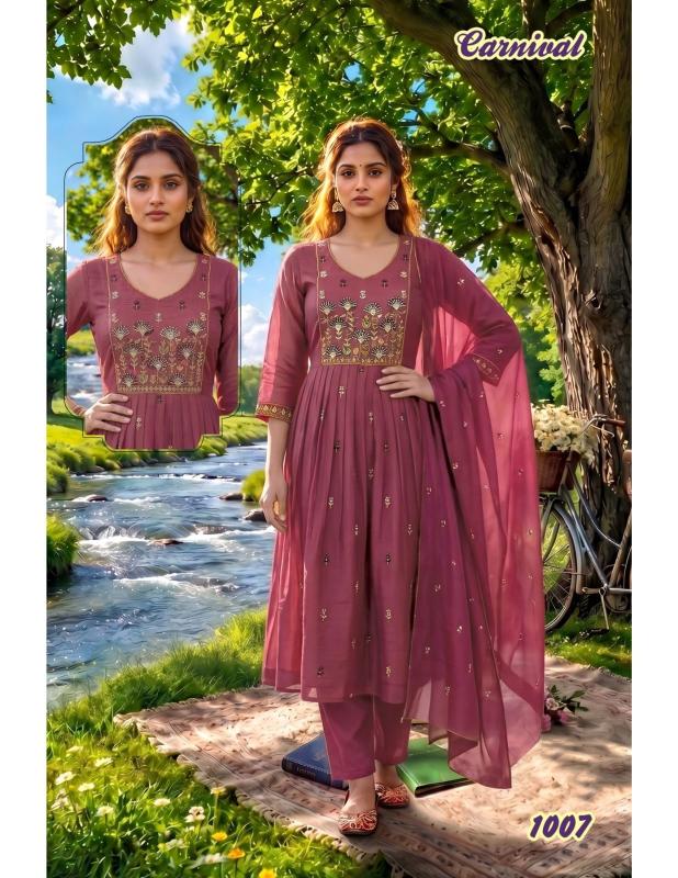 Desi kudi carnival 3pcs wholesale rate kurtis online